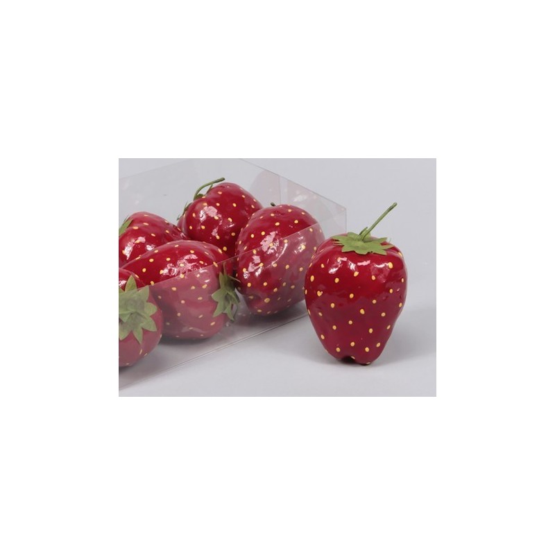 Fraise Artificielle | Fraise Déco | Décoration de Vitrine