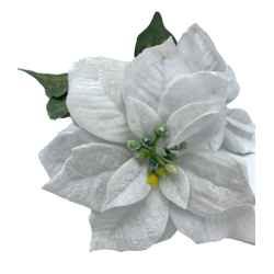 Poinsettia Artificiel en Velours - Différentes couleurs