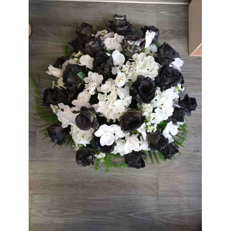 Coussin rond artificiel | Grossiste fleuriste | Fait main en France