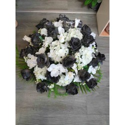 Coussin rond artificiel | Grossiste fleuriste | Fait main en France