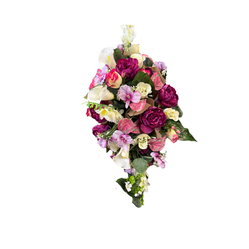 Composition florale gerbe | Grossiste fleuriste | Fait main en France