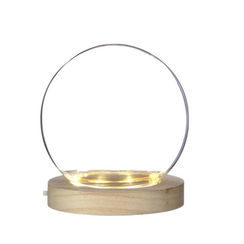 Cloche en Verre avec LED | Grossiste Fleuriste | Artiflor
