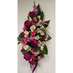 Composition florale gerbe | Grossiste fleuriste | Fait main en France