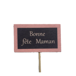 Pic bonne fêtes en Bois | Grossiste Fleuriste | Qualité Prix