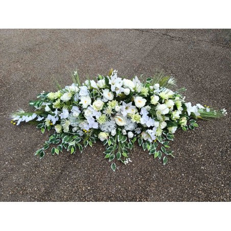 Dessus Cercueil artificiel | Grossiste fleuriste | Fait main