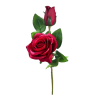 Rose artificielle "Flavie" H67- Différentes couleurs