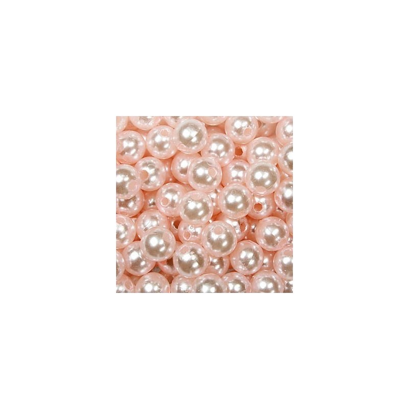 Perles Rose 14 mm x 35 Pièces