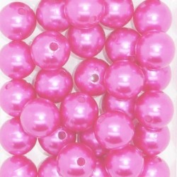 Perles 10mm x 120 Pièces lilas