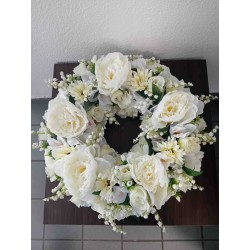 Couronne funéraire | Grossiste fleuriste | Fait main en France