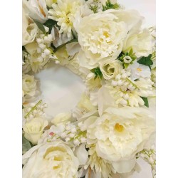 Couronne funéraire | Grossiste fleuriste | Fait main en France