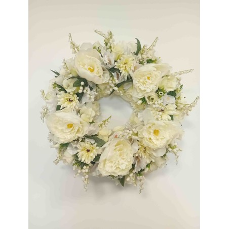 Couronne funéraire | Grossiste fleuriste | Fait main en France