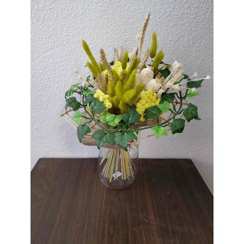 Bouquet Rond Fleurs Séchées | Grossiste fleuristes | Qualité prix