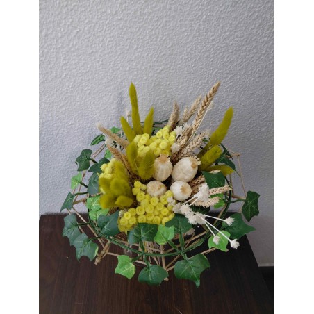 Bouquet Rond Fleurs Séchées | Grossiste fleuristes | Qualité prix