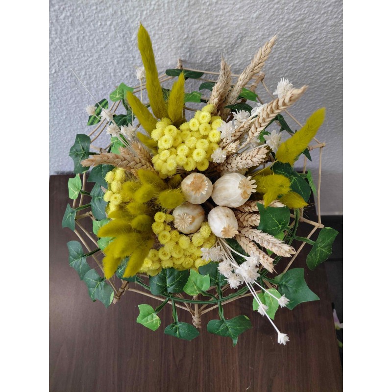 Bouquet Rond Fleurs Séchées | Grossiste fleuristes | Qualité prix