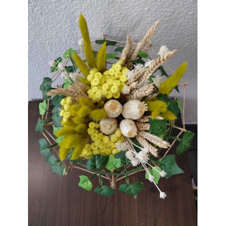 Bouquet Rond Fleurs Séchées | Grossiste fleuristes | Qualité prix