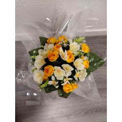 Bouquet Rond Deuil | Grossiste Pompes Funèbres | Artisanat