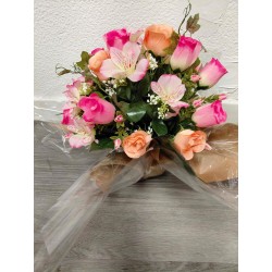 Bouquet Rond Artificiel | Grossiste Pompes Funèbres | Artisanat