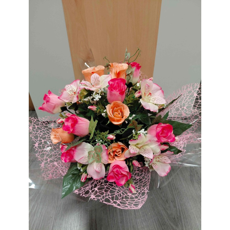 Bouquet Rond Artificiel | Grossiste Pompes Funèbres | Artisanat