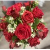 Rose artificielle  "Isadora" H75 - Rose