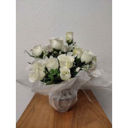 Bouquet Rond Artificiel | Grossiste Pompes Funèbres | Artisanat