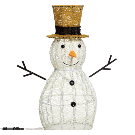Bonhomme de neige Lumineux | Déco de Noël | Grossiste déco