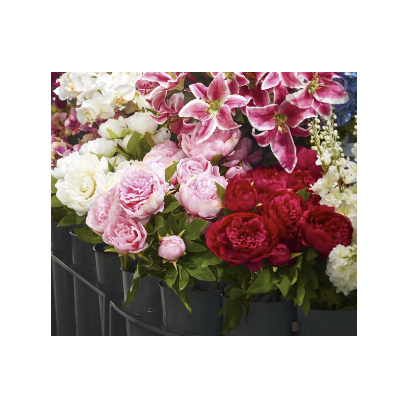 Pivoine artificielle  | grossiste en fleurs et plantes artificielles