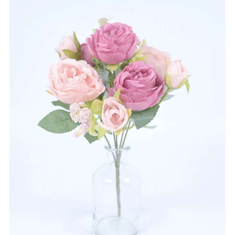 Bouquet de roses artificielles | Grossiste en décoration saisonnière