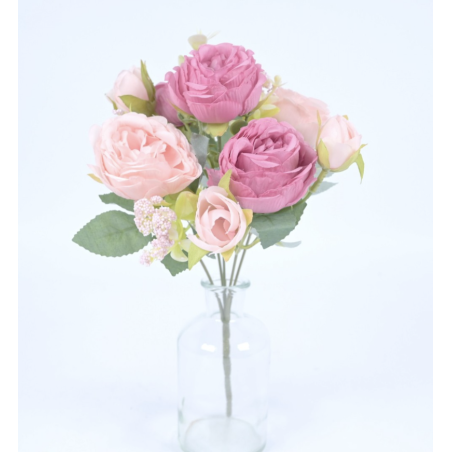 Bouquet de roses artificielles | Grossiste en décoration saisonnière