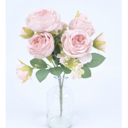 Bouquet de roses artificielles | Grossiste en décoration saisonnière