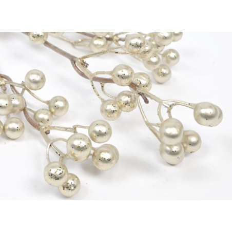 Piquet boule noël  | Grossiste Fleuristes | Fleurs Artificielles