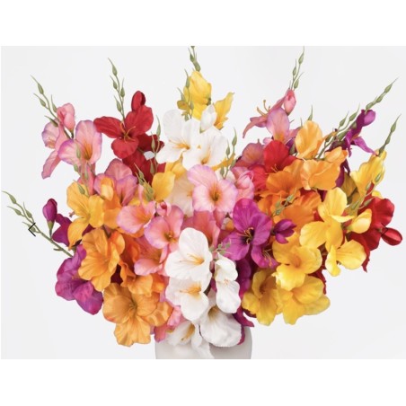 Glaïeul artificiel  |  Fleurs Artificielles | Pas cher