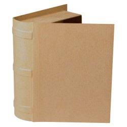 Livre ouvert en carton pour déco