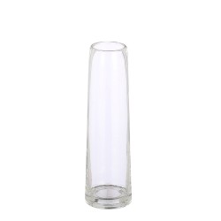 Soliflore Verre avec Socle Bois | Grossiste Fleuriste | Qualité Prix