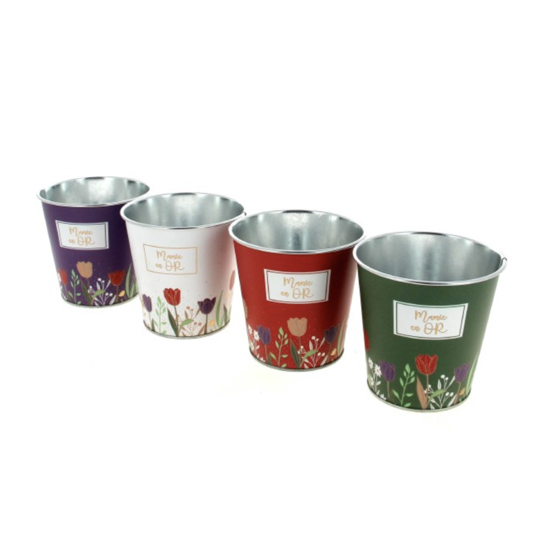 Pot metal  | Pot à fleurs  | Grossiste fleuriste