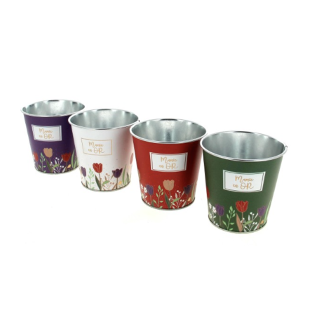 Pot metal  | Pot à fleurs  | Grossiste fleuriste
