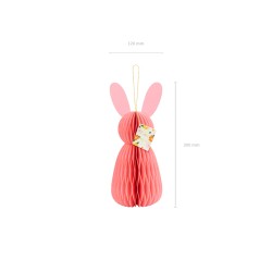 Lapin en papier 30cm - Différentes couleurs