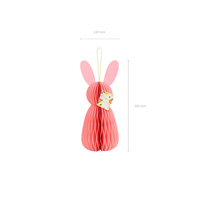 Lapin en papier 30cm - Différentes couleurs
