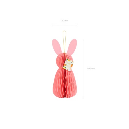 Lapin en papier 30cm - Différentes couleurs