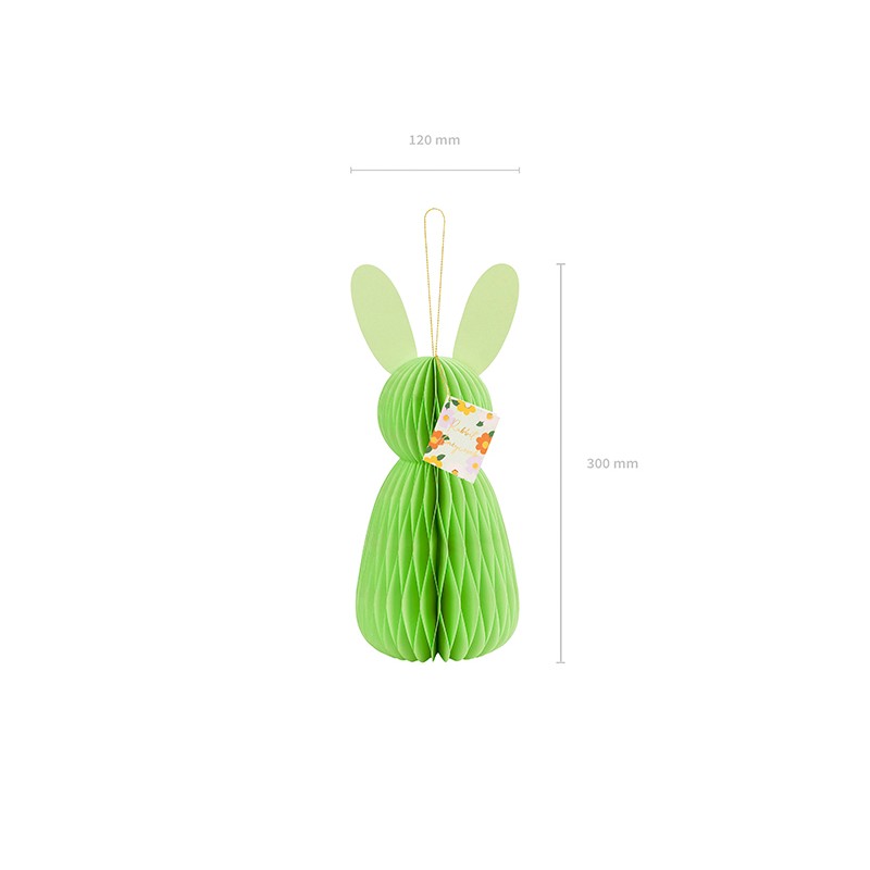 Lapin en papier 30cm - Différentes couleurs