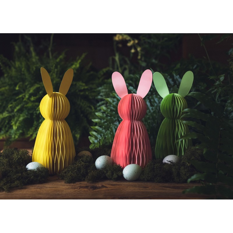 Lapin en papier 30cm - Différentes couleurs