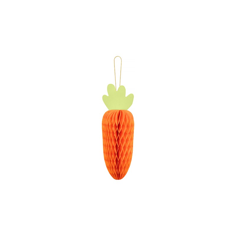Carotte en papier | Grossiste en deco de vitrine