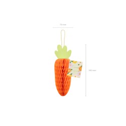 Carotte en papier | Grossiste en deco de vitrine