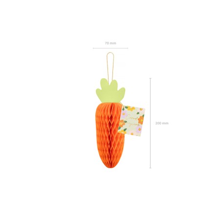 Carotte en papier | Grossiste en deco de vitrine