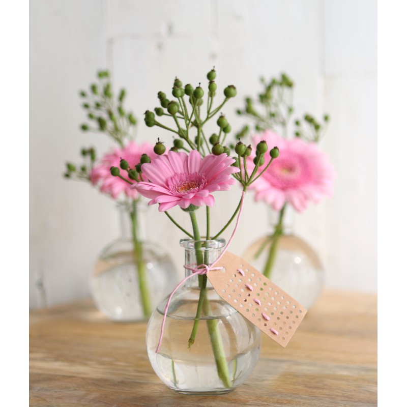 Vase en verre fleuriste | Grossiste fleuriste n°1
