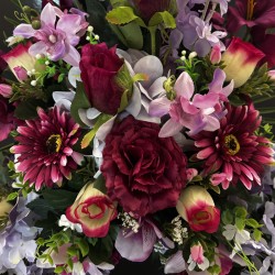 Couronne Funéraire à Fronton Vérone | Fleurs Artificielles | Artiflor
