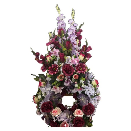 Couronne Funéraire à Fronton Vérone | Fleurs Artificielles | Artiflor