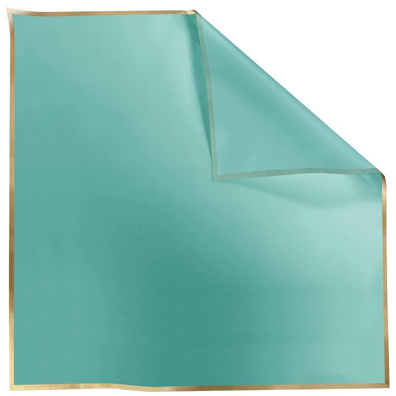 Rame Carré Opaline liseré or sauge