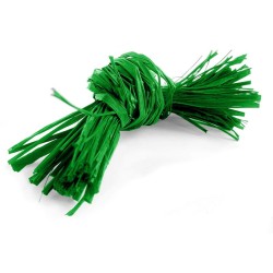 Raphia naturel vert, floche de 300 g