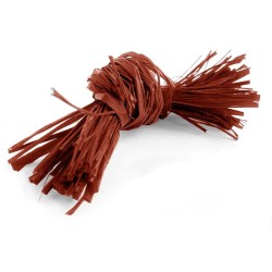 Raphia naturel chocolat, floche de 300 g