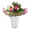 Vase Fizzy incassable en plastique - 4 hauteurs, 6 coloris